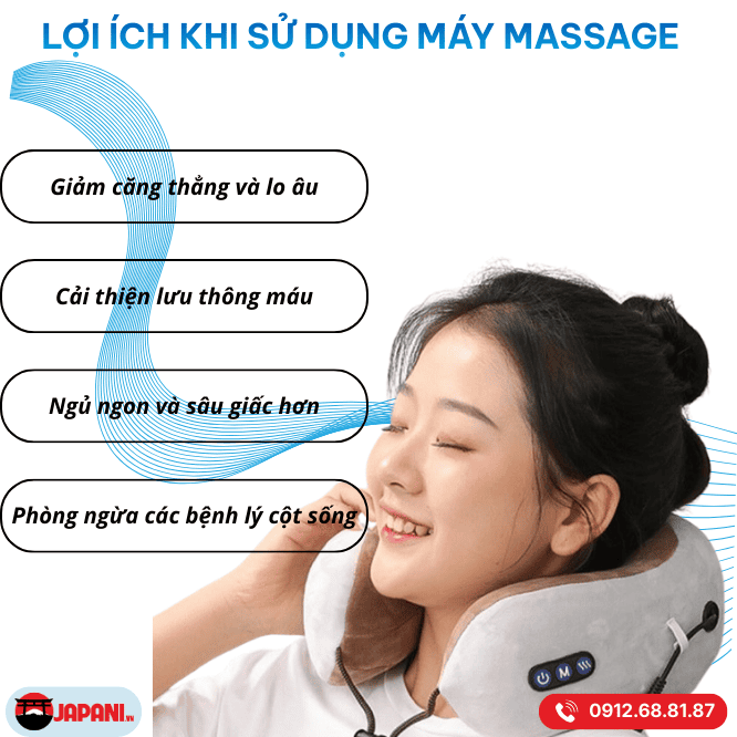 Lợi ích khi biết sử dụng máy massage cổ vai gáy đúng cách