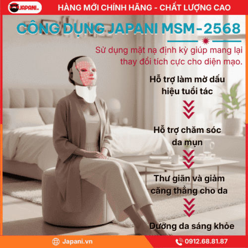 Công Dụng Của Máy Massage Nâng Cơ Mặt JAPANI MSM-2568