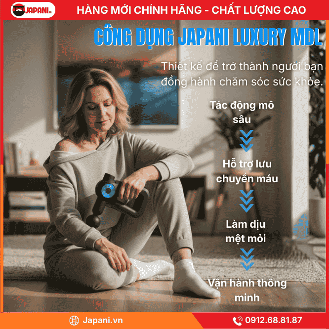 công dụng Của Máy Massage Cao Cấp JAPANI LUXURY MDL-5973