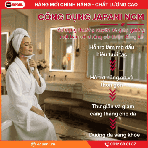 Công Dụng Của Máy Massage Nâng Cơ Mặt JAPANI NCM-5984