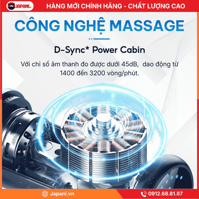 Công Nghệ Massage Đột Phá Máy Massage Mini JAPANI MMM-5726