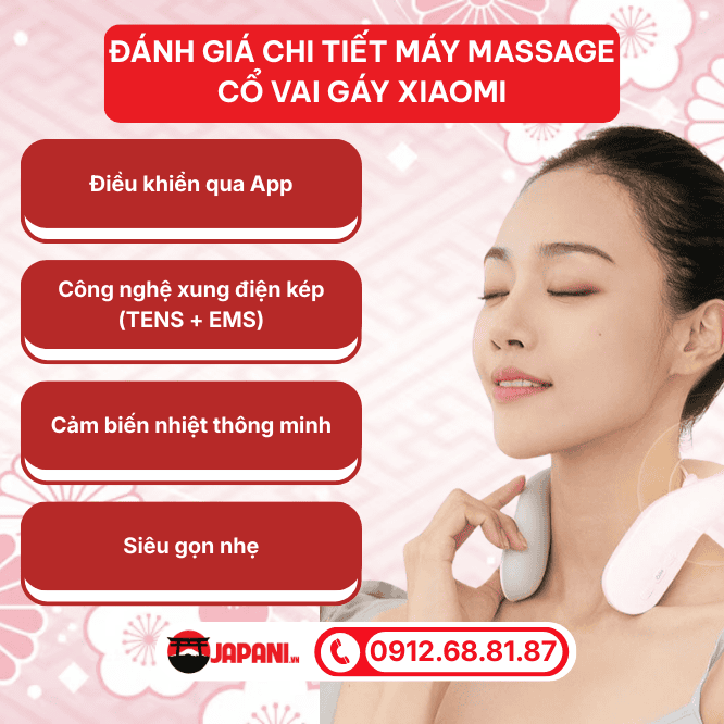 Đ&aacute;nh gi&aacute; chi tiết m&aacute;y massage cổ vai g&aacute;y Xiaomi v&agrave; c&aacute;c d&ograve;ng Mini th&ocirc;ng minh