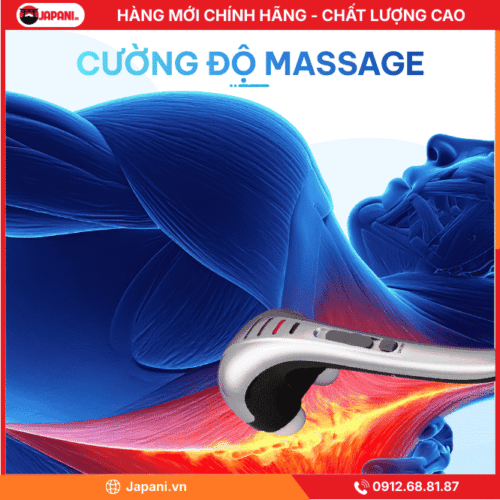 Cường Độ Massage máy xoa bóp cầm tay JAPANI LUYAO MCT-4729