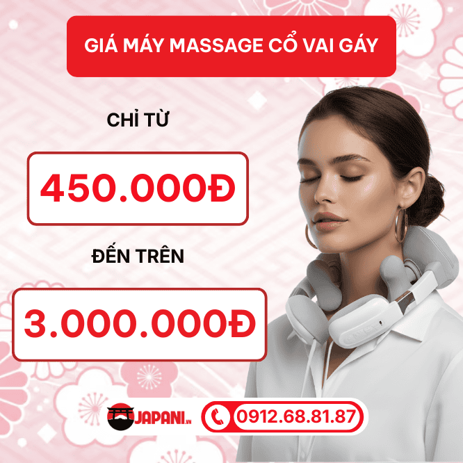 B&aacute;o gi&aacute; m&aacute;y massage cổ vai g&aacute;y mua ch&iacute;nh h&atilde;ng tại H&agrave; Nội v&agrave; TP.HCM