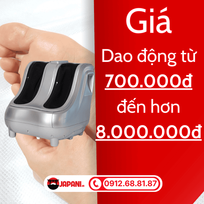 Giá Máy Massage Chân Bao Nhiêu?