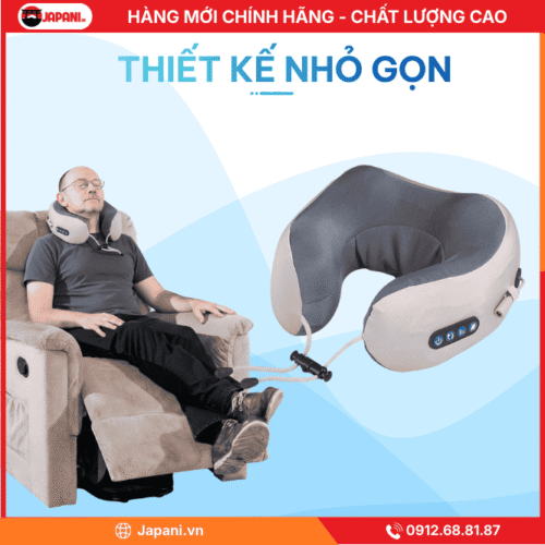 Thiết Kế Nhỏ Gọn, Tiện Lợi Của Máy Massage Cổ Vai Gáy JAPANI CVG-5813