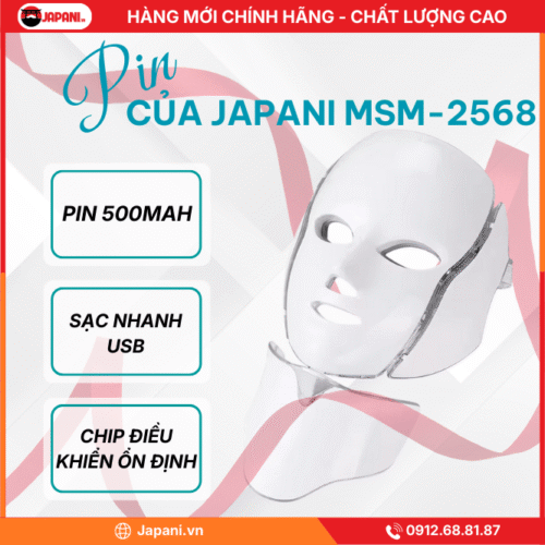 Hiệu Suất Pin Của Máy Massage Nâng Cơ Mặt JAPANI MSM-2568