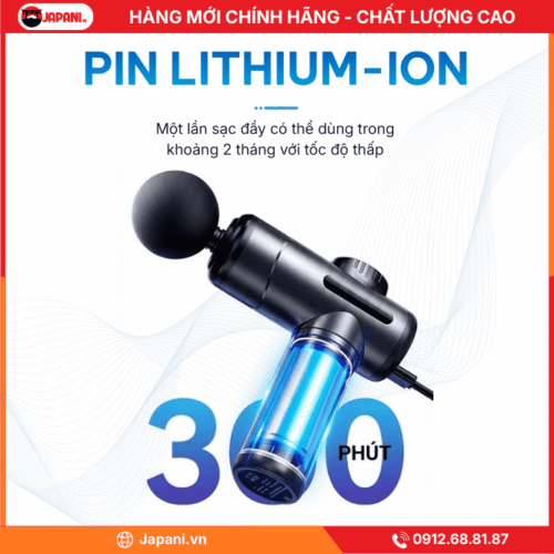 Hiệu Suất Pin Máy Đấm Lưng Cầm Tay JAPANI MDL-5546