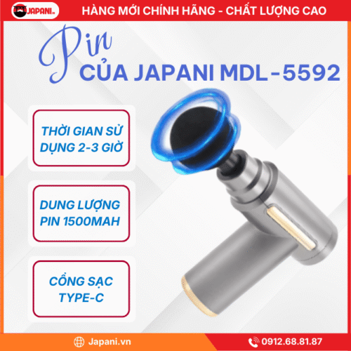 Pin Của Máy Đấm Lưng Cầm Tay JAPANI MDL-5592