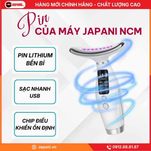 Hiệu Suất Pin Của Máy Massage Nâng Cơ Mặt JAPANI NCM-5984