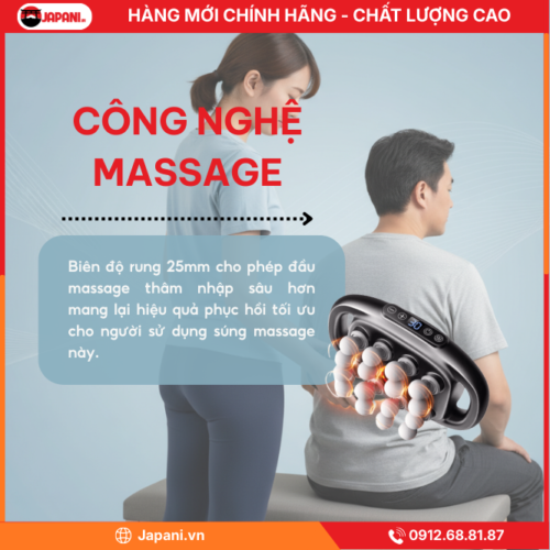 Công Nghệ Massage Rung Tần Số Cao và Biên Độ Tối Ưu