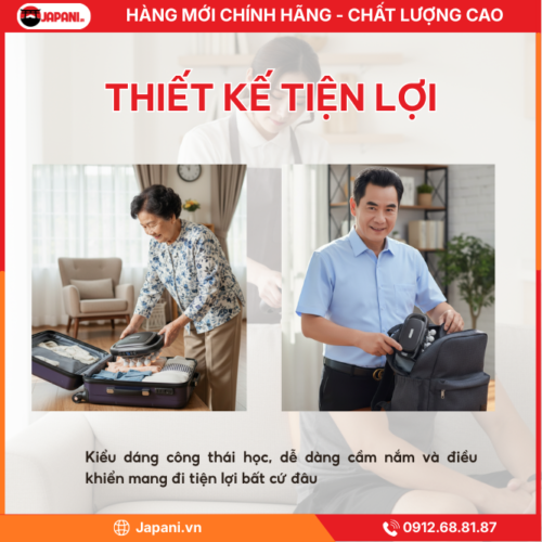 Thiết Kế Công Thái Học Của Máy Đấm Lưng Cầm Tay JAPANI