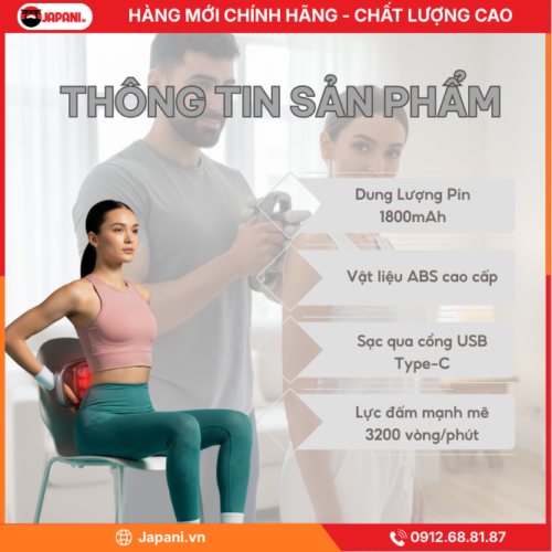 Thông Tin Về Máy Trị Liệu Cầm Tay Đa Năng JAPANI MDL-4870