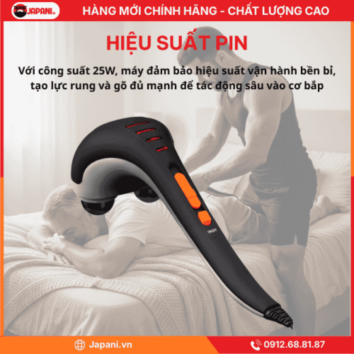 Hiệu suất pin của máy đấm lưng cầm tay JAPANI MDL-5319