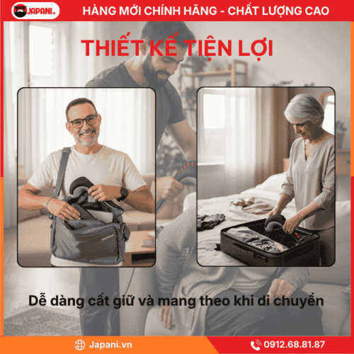 Kiểu dáng tinh gọn và linh hoạt của máy đấm lưng cầm tay JAPANI MDL-5319