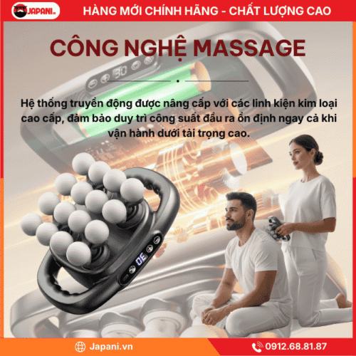 Công nghệ đột phá trên máy đấm lưng cầm tay JAPANI MDL-5403