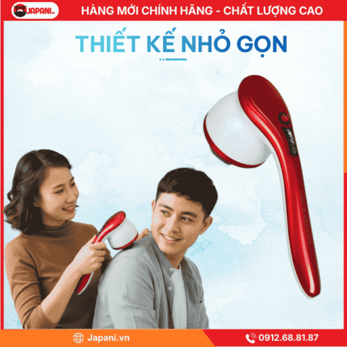 Thiết kế nhỏ gọn và tiện lợi của máy massage lưng JAPANI MDL-5523