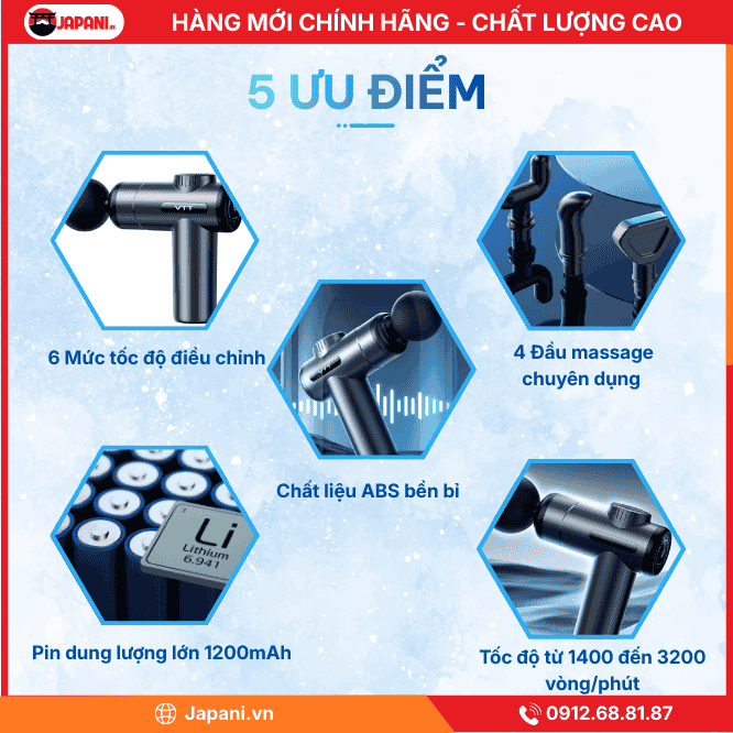 Ưu Điểm Nổi Bật của Máy massage lưng JAPANI MDL-5597