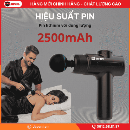Hiệu suất pin của máy đấm lưng cầm tay JAPANI MDL-5650