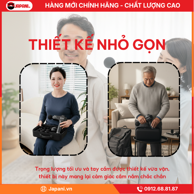 Thiết Kế Của Máy Đấm Lưng Cầm Tay JAPANI MDL