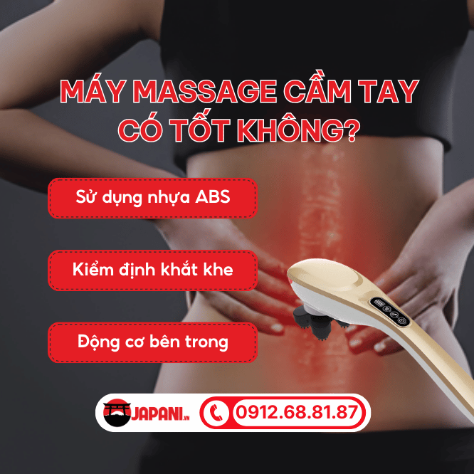 M&aacute;y massage cầm tay c&oacute; tốt kh&ocirc;ng? gi&aacute; rẻ liệu c&oacute; bền?