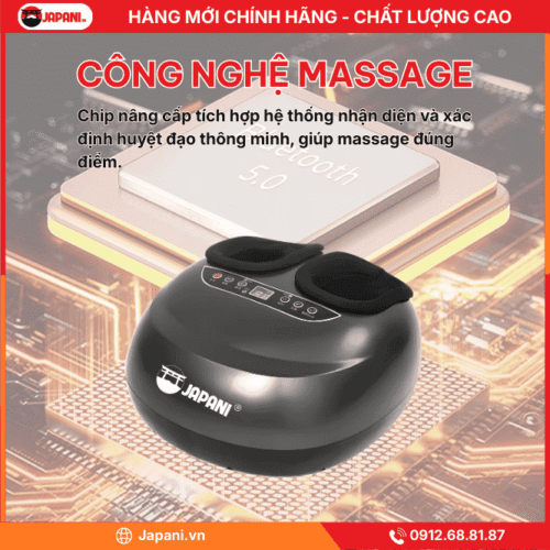 Công nghệ massage của máy massage bắp chân, bàn chân JAPANI MSC-6260