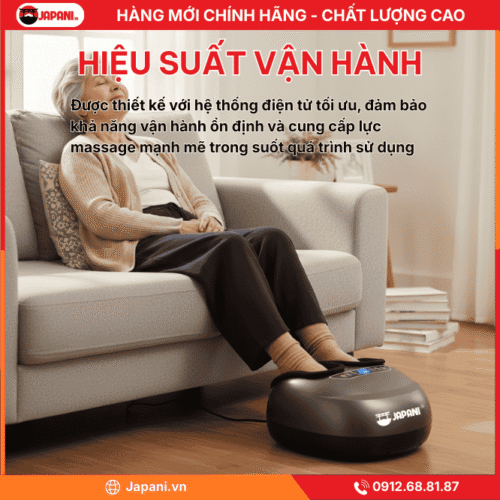 Hiệu suất năng lượng của của máy massage bắp chân, bàn chân JAPANI MSC-6260