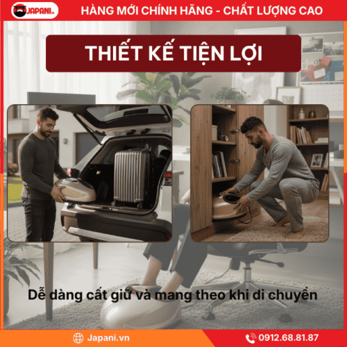 Thiết kế nhỏ gọn, tiện lợi và thẩm mỹ