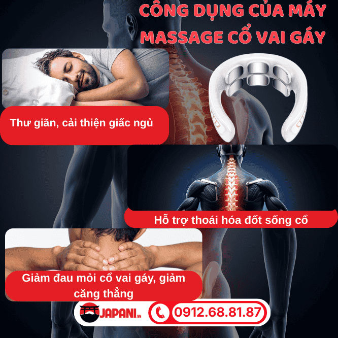 Công dụng nổi bật của Máy Massage Cổ Vai Gáy