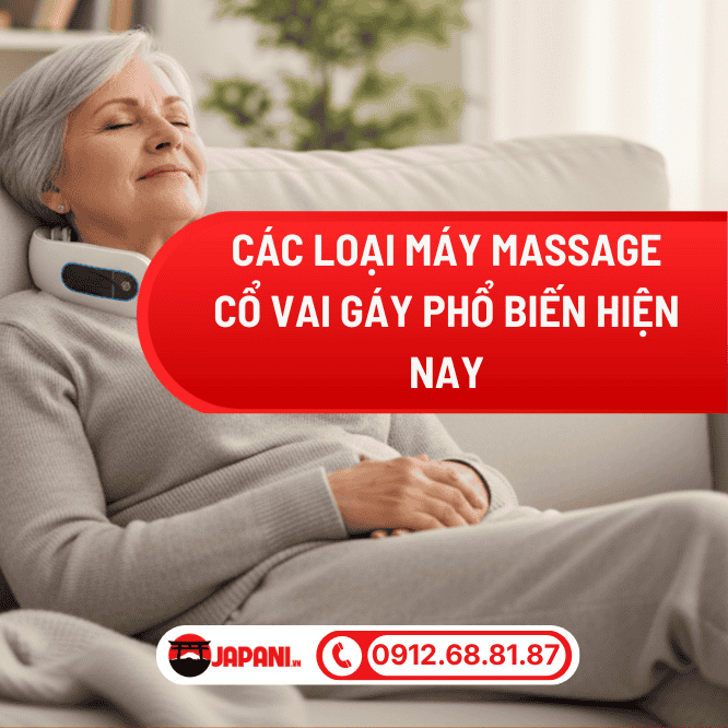 Các loại máy Massage Cổ Vai Gáy phổ biến hiện nay