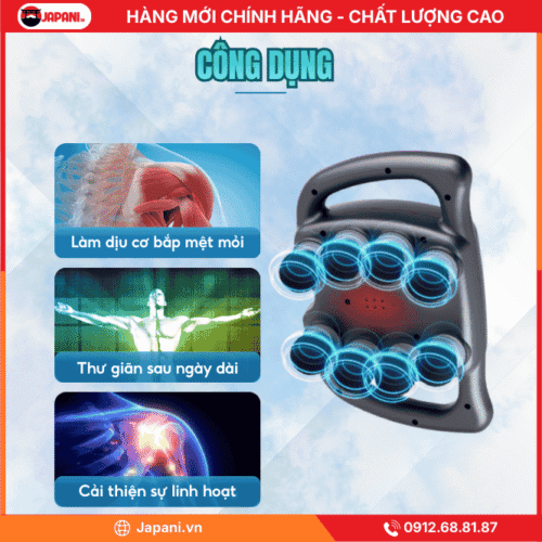 Công dụng máy massage cổ vai gáy Japani CVG-4869