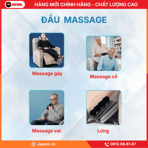 Đầu Massage Tròn Của Máy Massage Cổ Vai Gáy Lưng JAPANI CVG-4869