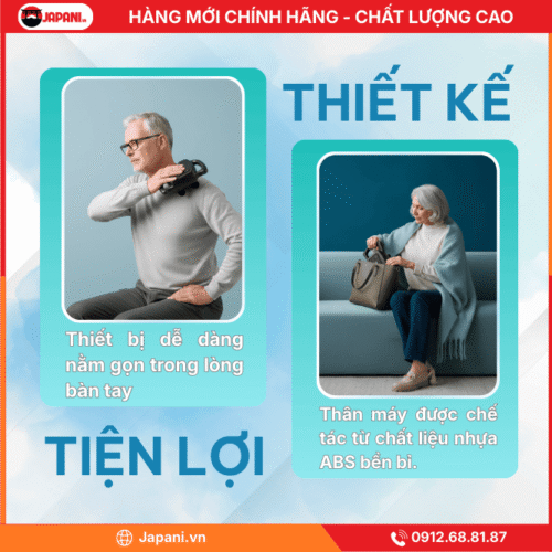 Thiết Kế Tiện Lợi của Máy Massage Cổ Vai Gáy Tốt JAPANI CVG-4869