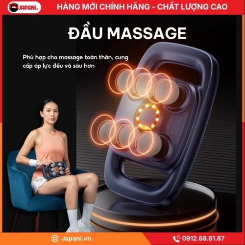 6 Đầu Massage của máy massage cầm tay