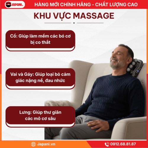Khu vực massage của JAPANI MDN-4347