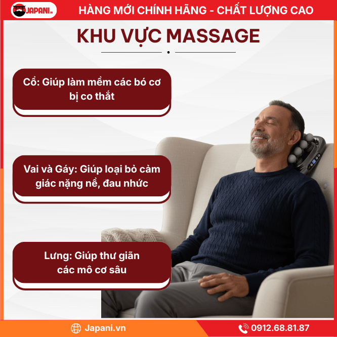 Khu vực massage của JAPANI MDN-4347
