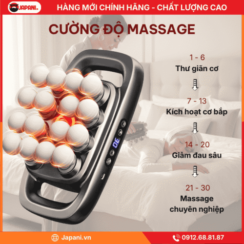 Cường độ rung đa dạng của máy massage cổ vai gáy