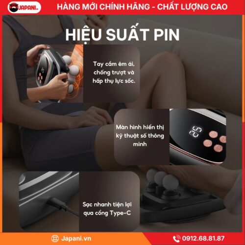 Hiệu Suất Pin của máy massage 4870