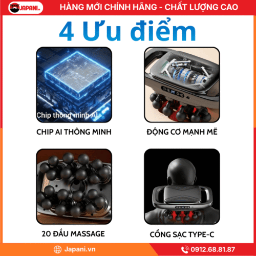 Ưu điểm nổi bật của Máy đấm lưng cầm tay JAPANI MDL-5785