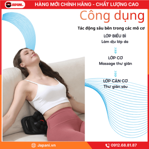 Công dụng Máy đấm lưng cầm tay JAPANI MDL-5785