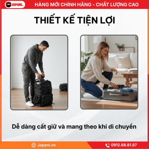 Thiết kế tiện lợi của máy massage đấm lưng cao cấp JAPANI MDL-5762