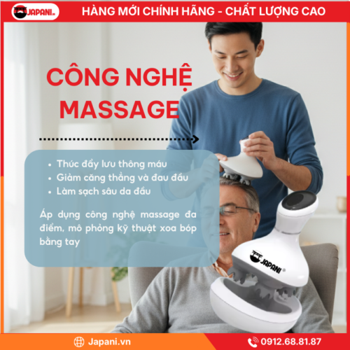 Công Nghệ Massage Đa Điểm và Rung Tần Số Tối Ưu