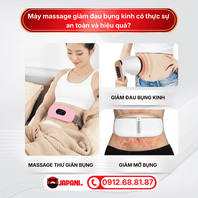 Máy massage giảm đau bụng kinh