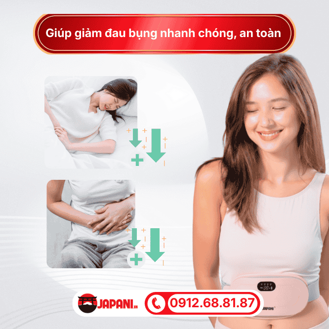 Công dụng của máy massage giảm đau bụng