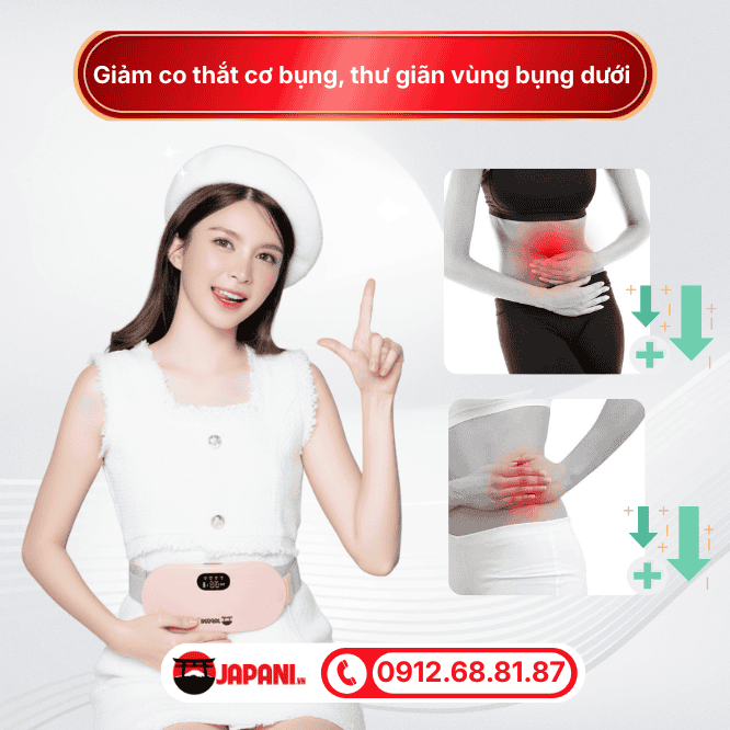 Tác dụng của máy massage giảm đau bụng