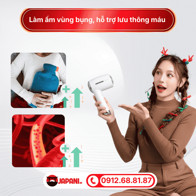 Lợi ích của máy massage giảm đau bụng