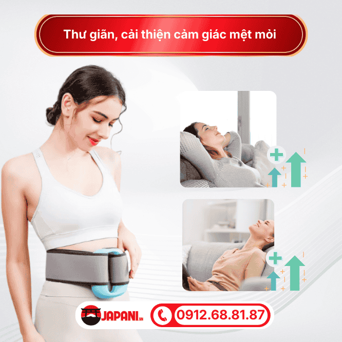 Hiệu quả của máy massage giảm đau bụng