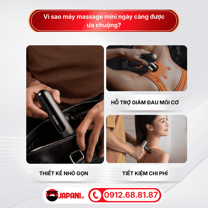máy massage mini ngày càng được ưa chuộng