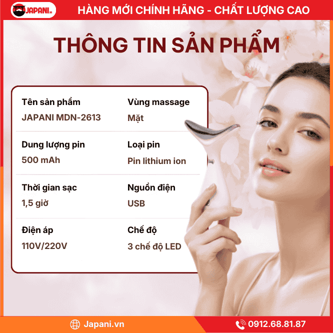 Th&ocirc;ng tin sản phẩm JAPANI MDN-2613