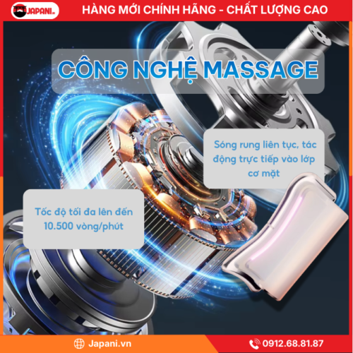 Công nghệ massage rung đa tần và nâng cơ